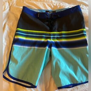 Hurley Boys Blue and Black Swim Shorts